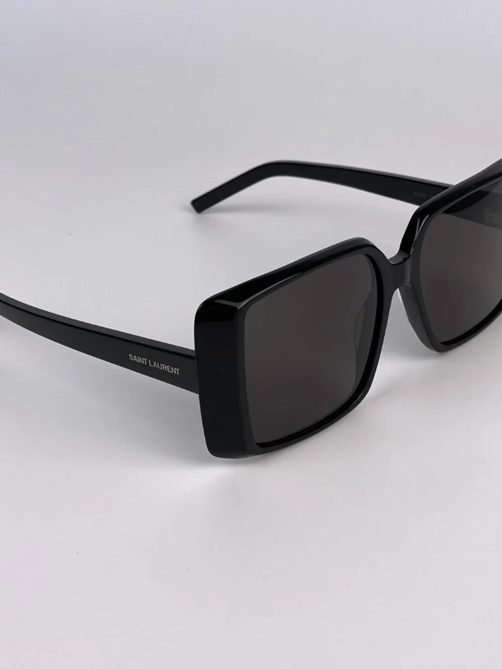 SAINT LAURENT SL451 001 BLACK OVERSIZED SQUARE SUNGLASSES